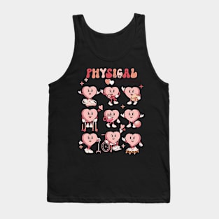 Pediatric Physical Therapy PT PTA Valentine_s Day Tank Top